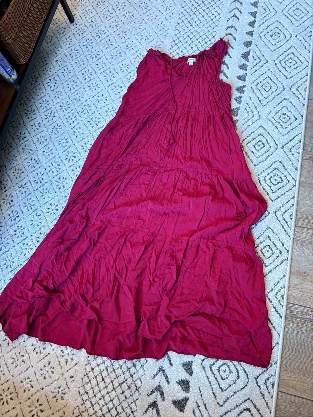 Max Studio Sleeveless Maxi Dress in Berry